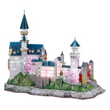 Kubik Spaass 3D Puzzel Neuschwanstein Schlass mat LED Beliichtung