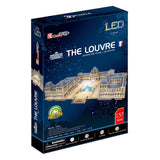 Cubic Fun 3D Puzzle De Louvre with LED lighting
