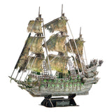 Cubic fun 3D puzzle flying Dutchman with LED lighting
