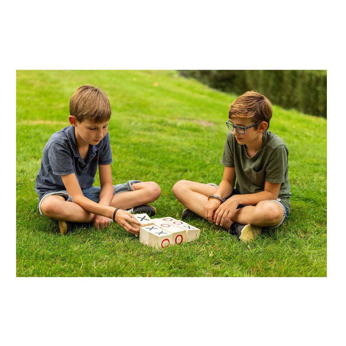 Outdoor Play Holz Butter Kéis Eeër