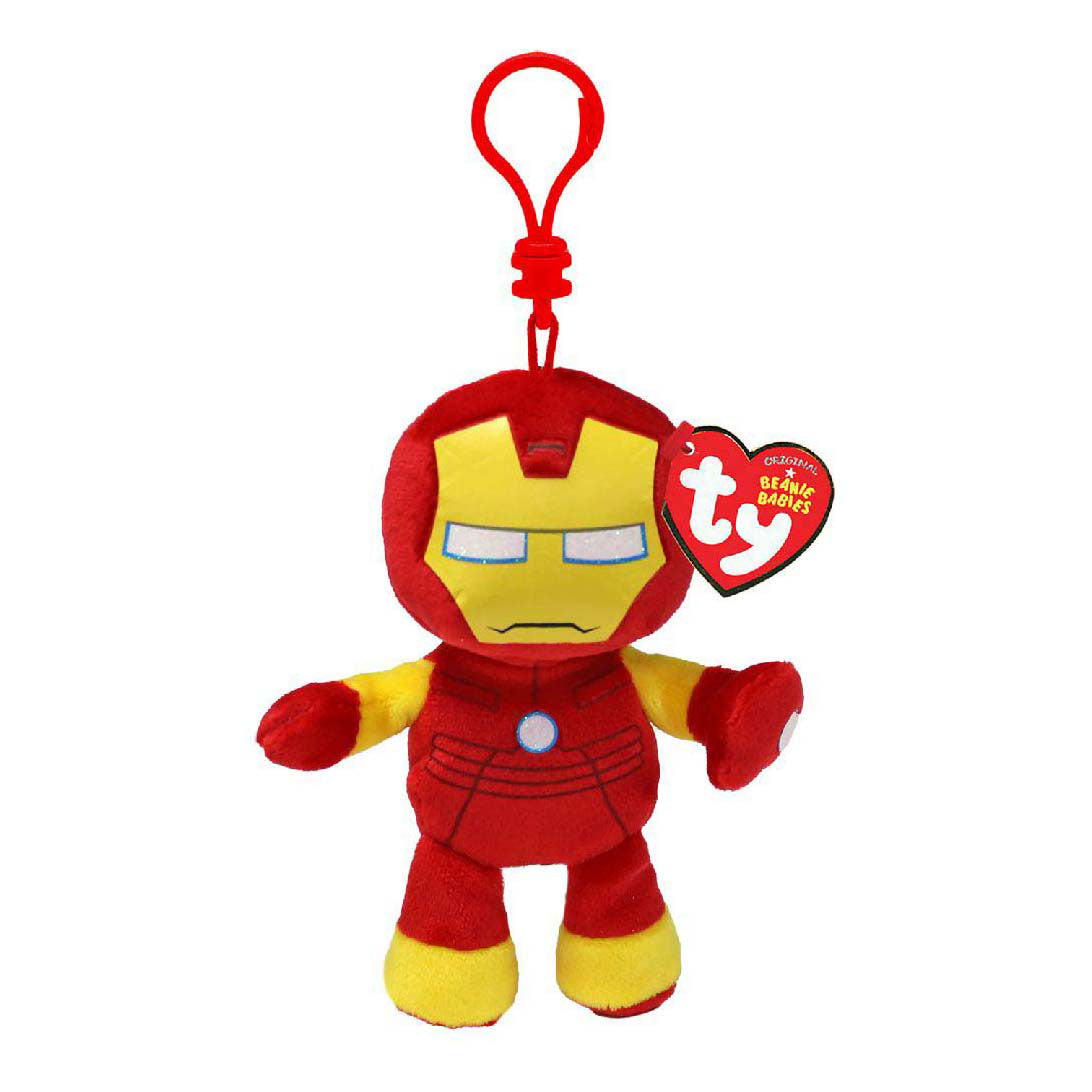 Ty Beanie Boo Keynchain - Iron Man