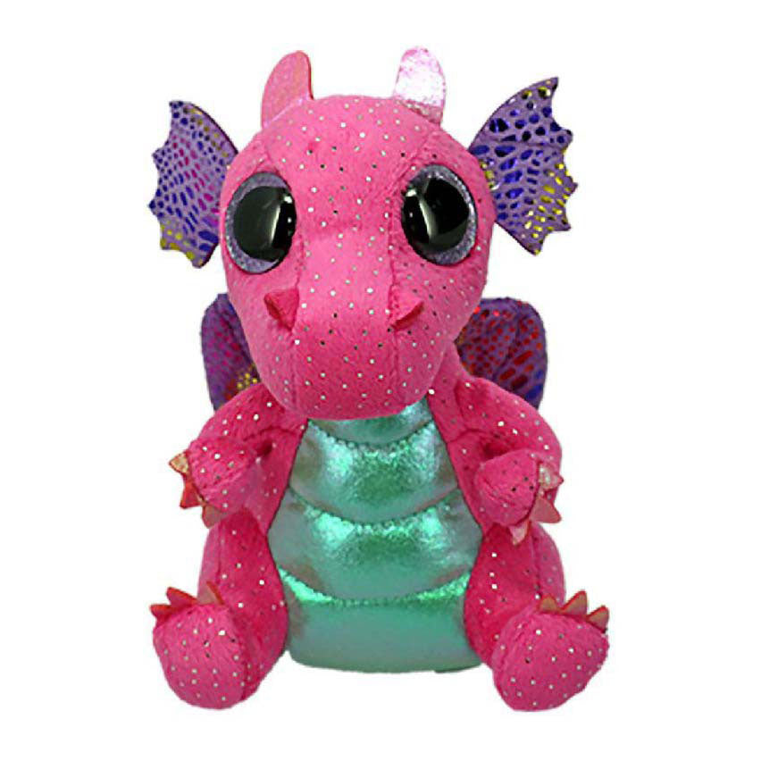 Ty beanie boo spitfire pink dragon, 15cm