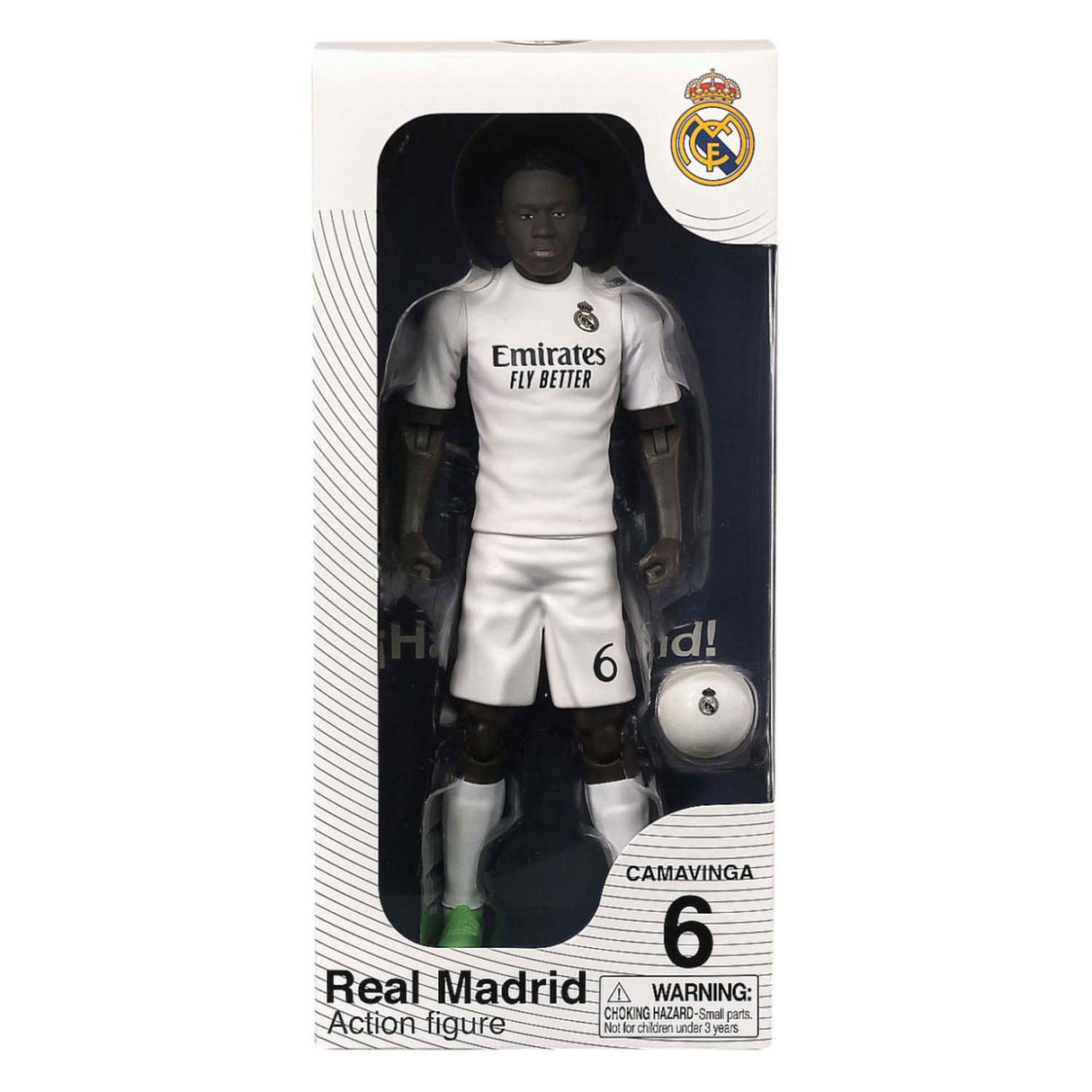 Figura calcistica Real Madrid Eduardo Camavinga, 20 cm