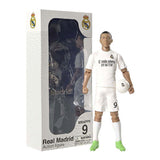 Figura di calcio real madrid kylian mbappe, 20 cm