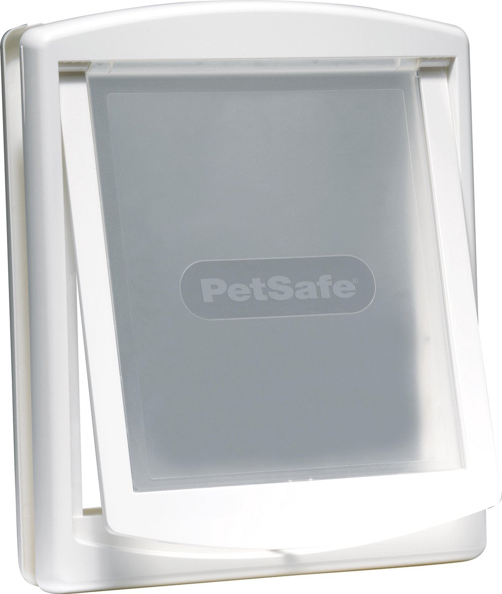 Petsafe dog door large white transparent