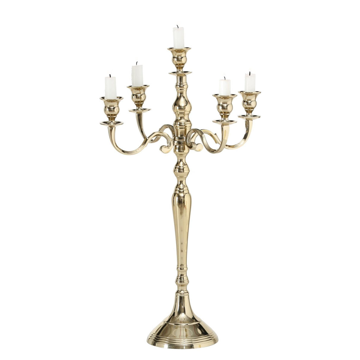 Boltze home lysestage guld 37x63cm