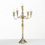 Boltze home lysestage guld 37x63cm