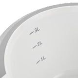 Keeeper mengkom anti-slip 3,5l wit grijs