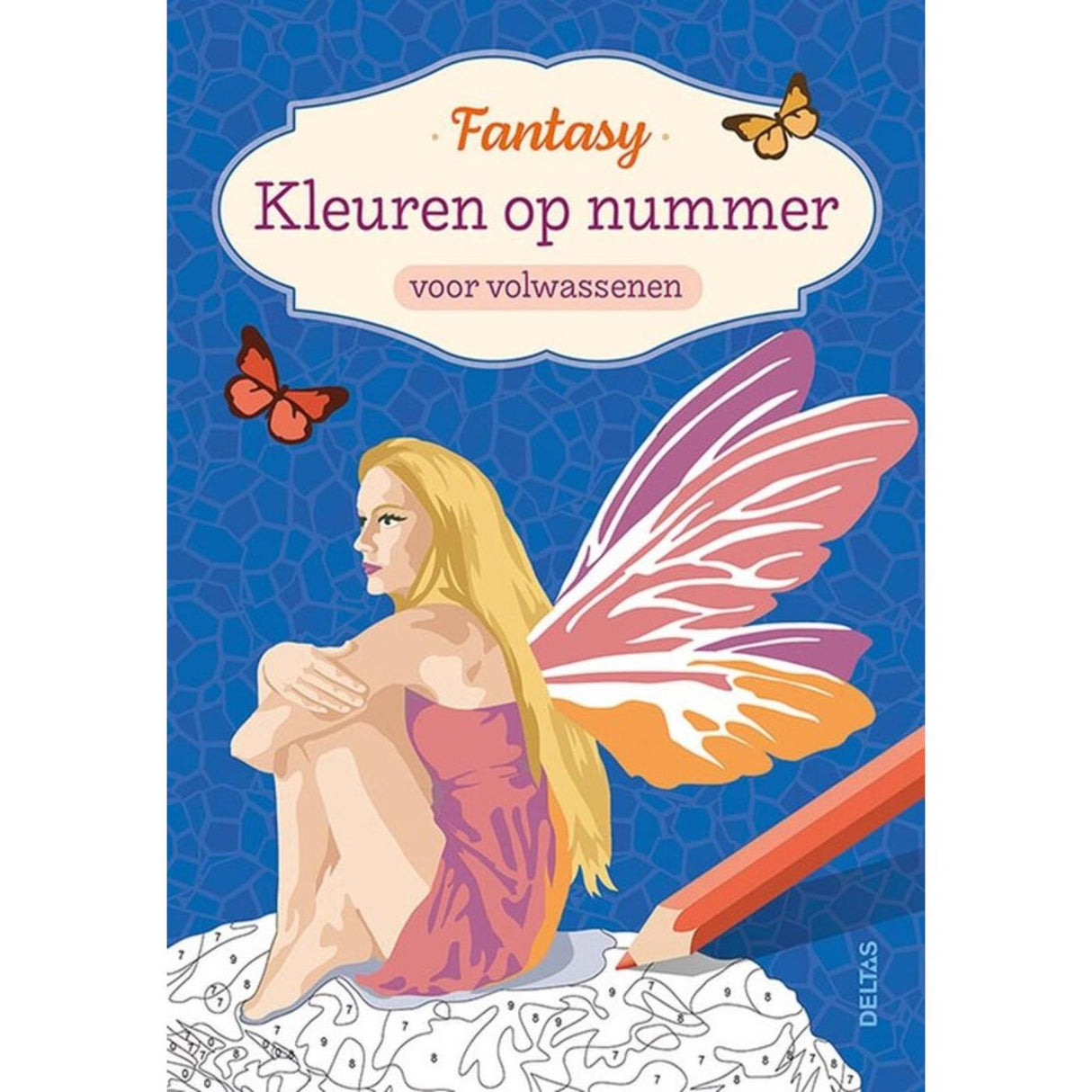 Deltas kleuren op nummer - fantasy