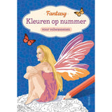 Deltas kleuren op nummer - fantasy