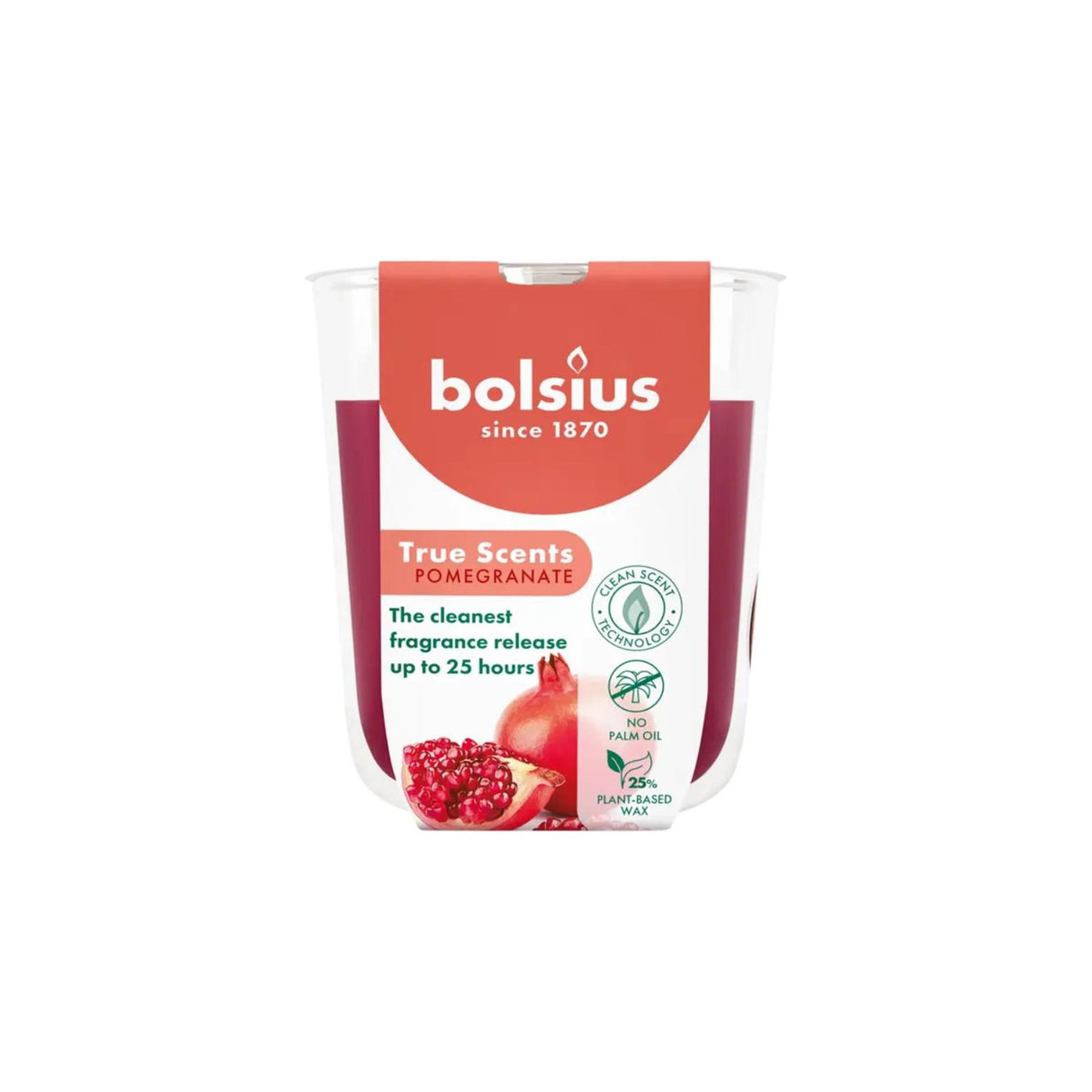 Bolsius duftglas 80 73 granatæble