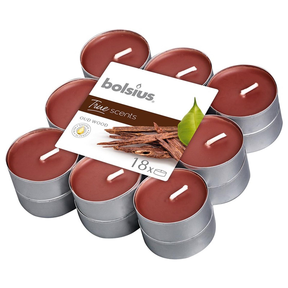 Bolsius wahre Düfte Geurtheighthts Old Wood 18 Stücke