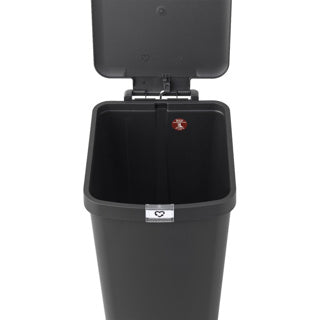 Brabantia pédale bac stepup 40l gris foncé