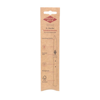 Shepherd tomato knife with cartel FSC beech stainless steel