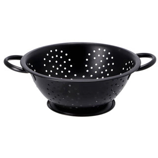 Colander 24 cm matte black