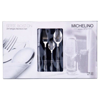 Michelino Cure set 24-piece stainless steel