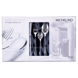 Michelino Cure set 24-piece stainless steel