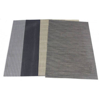 Placemat 30x45cm poly braided assorted
