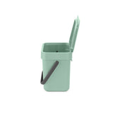 Brabantia waste bin sort go 3l jade green