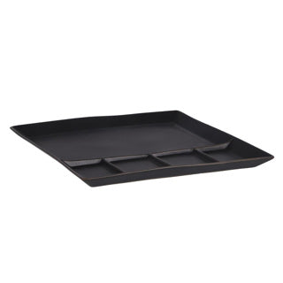 Miscellaneous fondue board 24.5x24.5 cm matte black