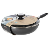 Beka pro induc wok 28 cm with glass lid