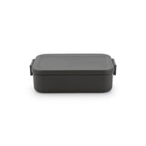 Brabantia lunch box make take medium dark gray | 2 pcs