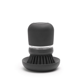 Brabantia sinkside dishwashing brush with soap reservoir, dark grey