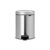 Brabantia newicon pedal bin, 5L - Matt Steel