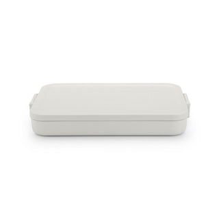 Brabantia lunchbox make take flat light gray