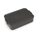 Brabantia lunchbox make take large dark gray