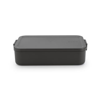 Brabantia lunchbox make take large dark gray