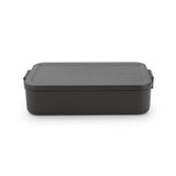 Brabantia lunchbox make take large dark gray