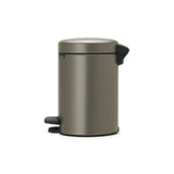 Brabantia pedal bin newicon 3l platinum