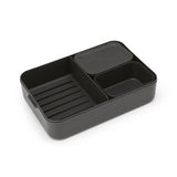 Brabantia bento lunch box make take large dark gray