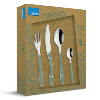 Amefa cutlery set Eclat 24 -piece green