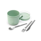 Copa de sopa de brabantia haz tomar jade verde