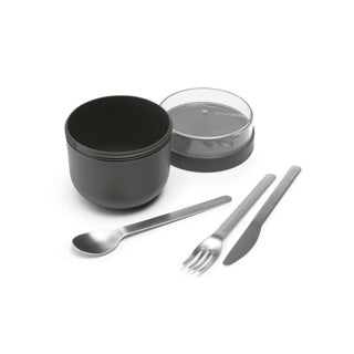 Brabantia yoghurt cup make take 0.5l dark grey