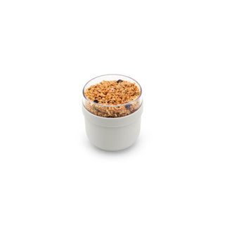Brabantia yoghurt cup make take 0.5l light grey
