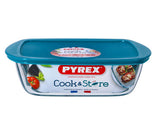 Pyrex cook en store 2,5l rechthoek 28 x 20 met deksel