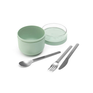 Brabantia yoghurt cup make take 0,5l jade green