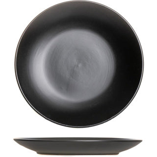 Bord 21cm mat zwart