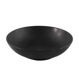 No brand bord diep 20,5cm mat zwart