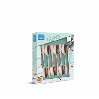 Amefa teaspoons Copper 6 pieces