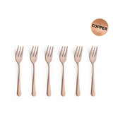 Amefa Pak Fork Kupfer 6 Stécker