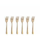 Amefa Austin Pak fork Gold 6 pieces