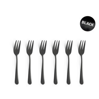 Amefa Cake Fork Black 6 pieces