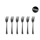 Amefa Cake Fork Black 6 pieces