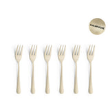 Amefa cakes fork champagne 6 pieces