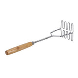 No brand potato masher wooden handle