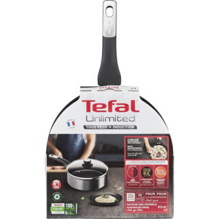 TEFAL COOCK COOCK COUCK TEFAL ULLIMITED SPLAN + LID 24 cm